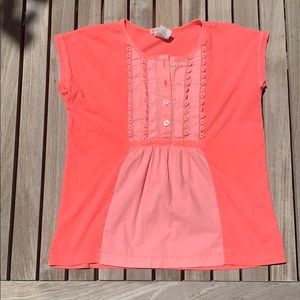 J. Crew Girls Neon Tee
